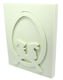 Hase Bella & Frodo im Ei